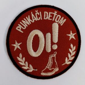 Nášivka vyšívaná - OI! (Punkáči deťom)