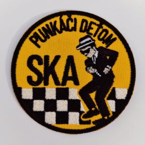 Nášivka vyšívaná - SKA (Punkáči deťom)